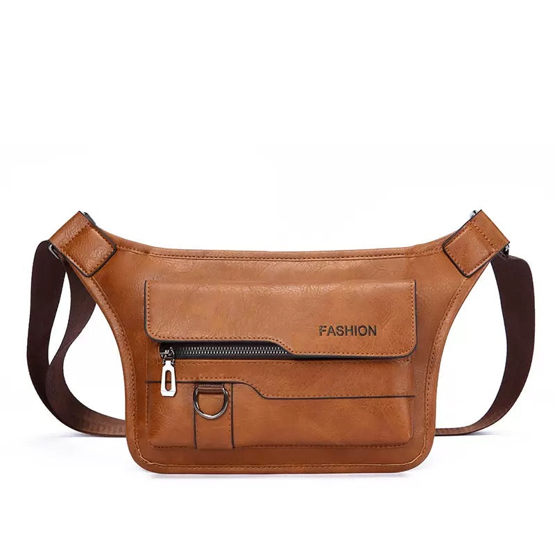 Premium Leather Crossbody Messenger Bag