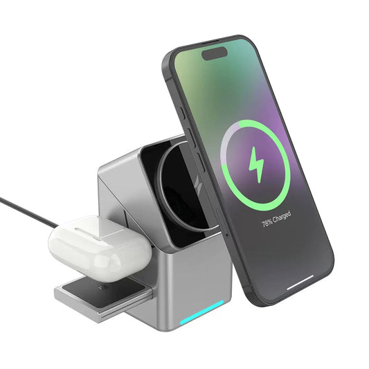 3-in-1 Magnetic Wireless Charging Station