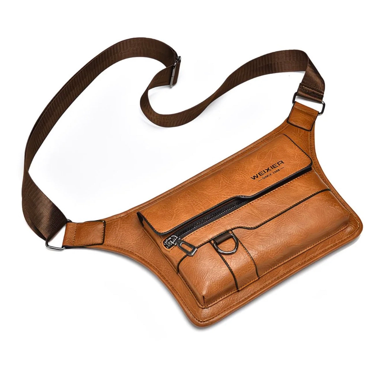 Premium Leather Crossbody Messenger Bag