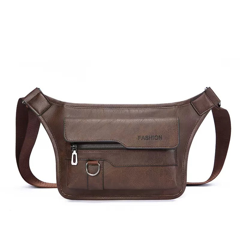 Premium Leather Crossbody Messenger Bag