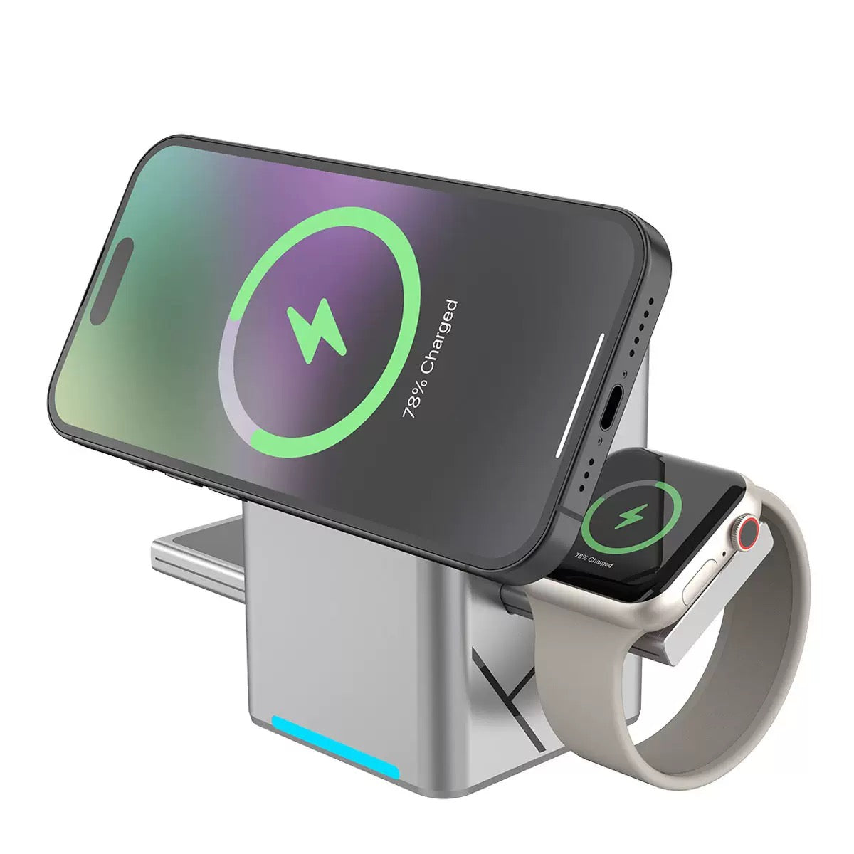 3-in-1 Magnetic Wireless Charging Station