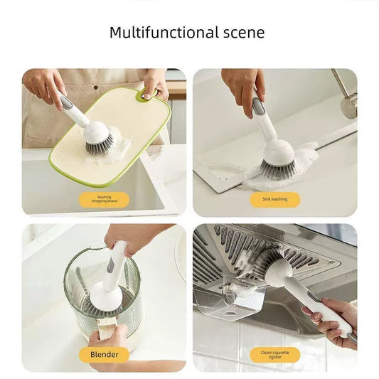 Soap Dispensing Cleaning Brush