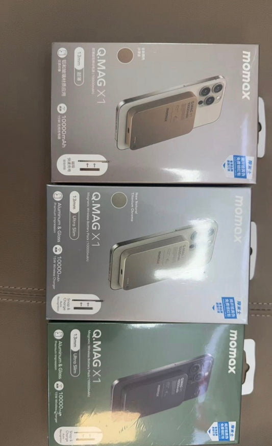 MOMAX Q.MAG X1 Magnetic Wireless Power Bank – 10,000mAh